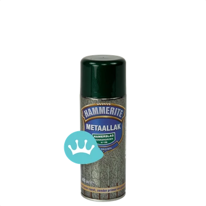 Hammerite Metaallak Hamerslag Spuitbus Donkergroen H138 400 mililiter packshot