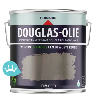 Hermadix Douglas Olie Dim Grey 2,5 liter packshot