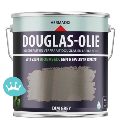 Hermadix Douglas Olie Dim Grey 2,5 liter packshot