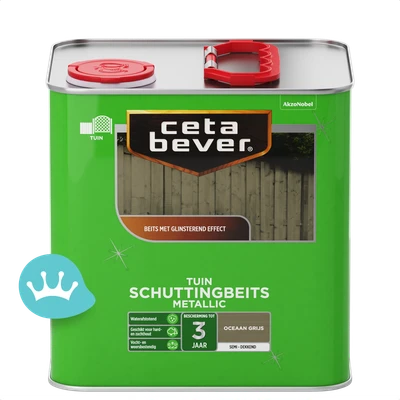 CetaBever Schuttingbeits Oceaan Grijs 2,5 liter packshot