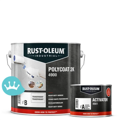 Rust Oleum 4900 Polycoat 2 K Heavy Duty Vernis Mat packshot