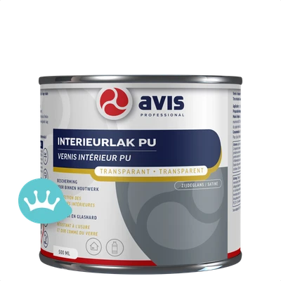 Avis Interieurlak Pu Transparant Zijdeglans 500 mililiter Nieuw packshot
