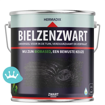Hermadix Bielsenzwart Zwart 2,5 liter packshot
