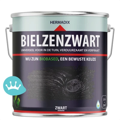 Hermadix Bielsenzwart Zwart 2,5 liter packshot