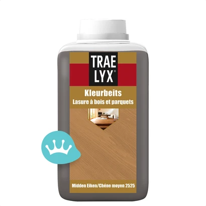 Trae Lyx Kleurbeits Midden Eiken 2525 1 liter packshot