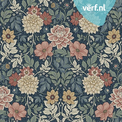 Borastapeter Falsterbo Iii Dahlia Garden 7690