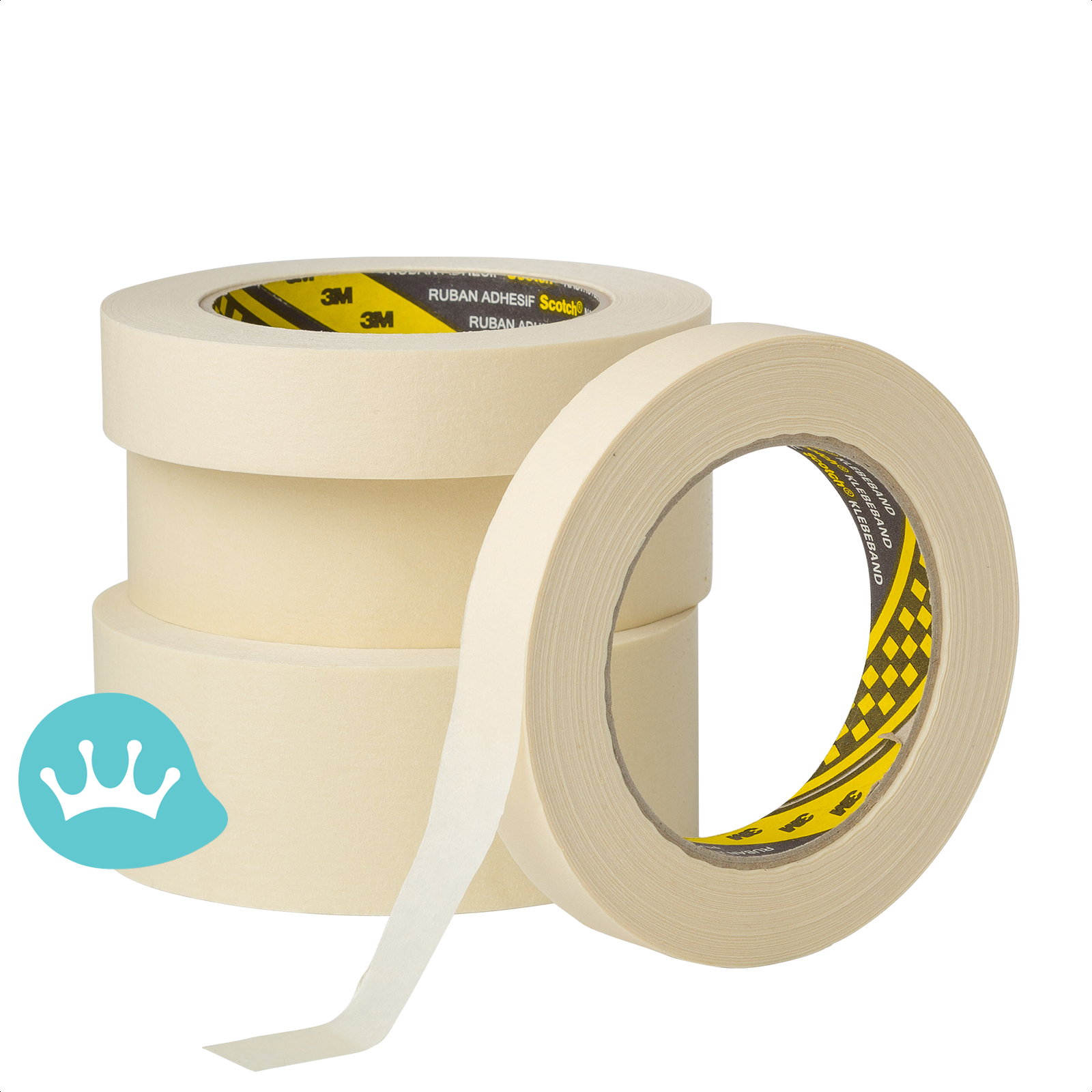 Cinta masking tape de 1-1/2 x 50 m, Pretul, Cintas, 20671