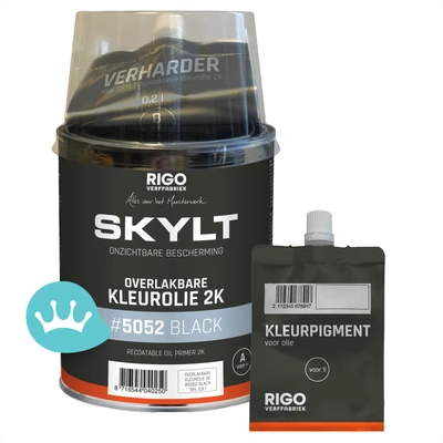Skylt Overlakbare Kleurolie 2 K 5252 Black 1 liter packshot