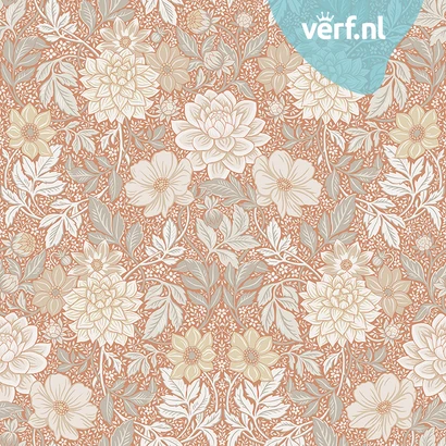 Borastapeter Falsterbo Iii Dahlia Garden 7688