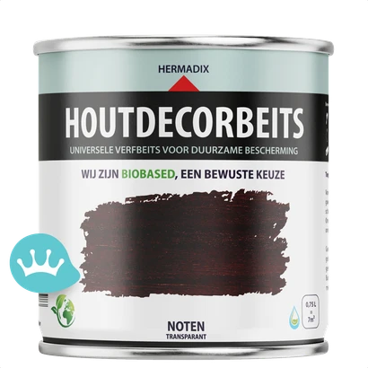 Hermadix Houtdecorbeits Transparant Noten 750 mililiter packshot