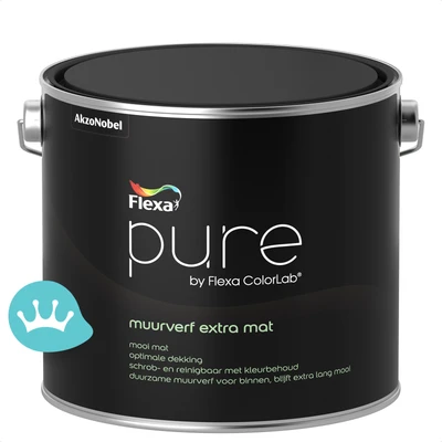 Flexa Pure Muurverf Extra Mat Mengkleur 2,5 liter packshot