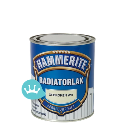 Hammerite Radiatorlak Gebroken Wit 750 mililiter packshot