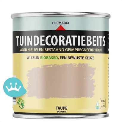 Hermadix Tuindecoratiebeits Taupe 750 mililiter packshot