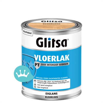 Glitsa Vloerlak PT Eiglans Kleurloos 750 mililiter packshot