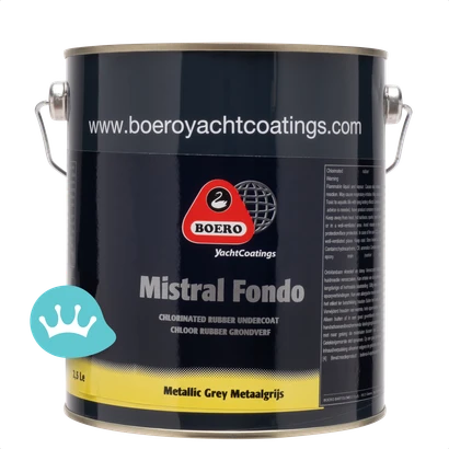 Boero Mistral Fondo 051 Metallic Grey 2,5 liter packshot