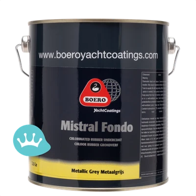 Boero Mistral Fondo 051 Metallic Grey 2,5 liter packshot