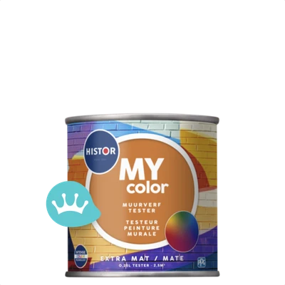Histor My Color Muurverf Extra Mat Tester Mengkleur 250 mililiter packshot