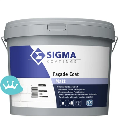 Sigma Facade Coat Matt Mengkleur 10 liter packshot