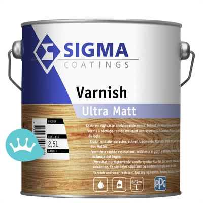 Sigma Varnish Ultra Matt Mengkleur 2,5 liter packshot
