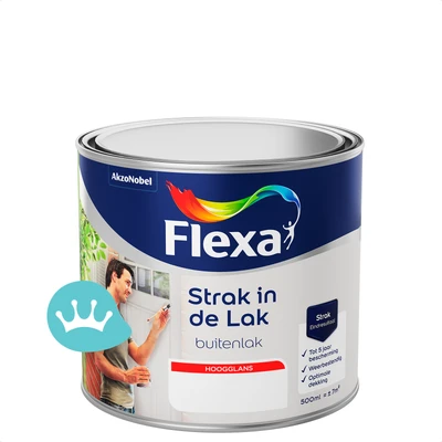 Flexa Strak in De Lak Hoogglans Mengkleur 500 mililiter packshot