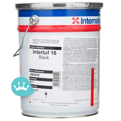 International Intertuf Zwart Black 5 liter packshot