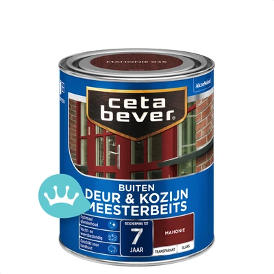 CetaBever Transparante Meesterbeits Deur En Kozijn Glans 045 Mahonie 750 mililiter packshot