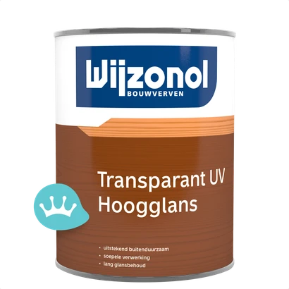 Wijzonol Transparant Uv Hoogglans Mengkleur 1 liter packshot