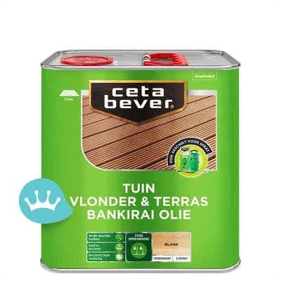 Ceta Bever Vlonder En Terras Bankirai Olie Uv Proof Kleurloos 2,5 liter packshot