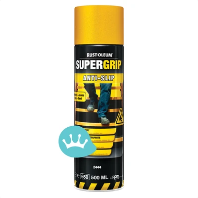 Rust Oleum Supergrip Anti Slip Coating Geel 2444 500 mililiter packshot