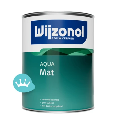 Wijzonol Aqua Mat Mengkleur 1 liter packshot
