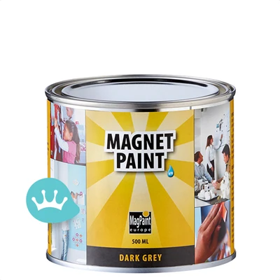 Mag Paint Magneetverf Donker Grijs 500 mililiter packshot