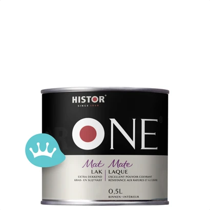 One by Histor Lak Mat Acryl Mengkleur 500 mililiter packshot
