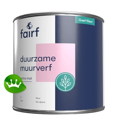 Fairf Duurzame Muurverf Extra Mat Mengkleur 1 liter packshot