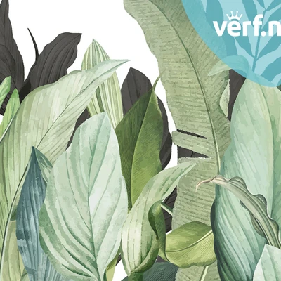 Hooked on Walls Caribbean Panoramique Tropical Forest 27201