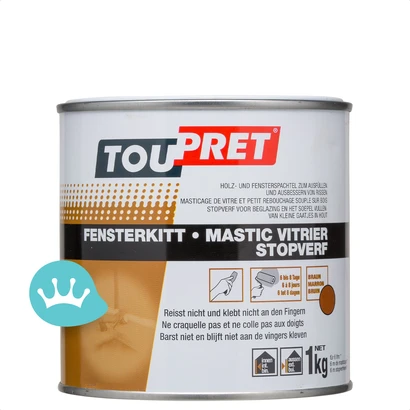 Toupret Stopverf Teak 1 Kg packshot
