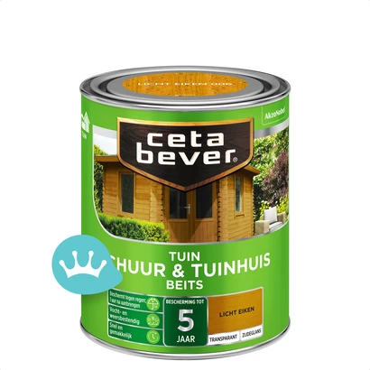 CetaBever Transparant Schuur En Tuinhuis Beits 006 Licht Eiken 750 mililiter packshot