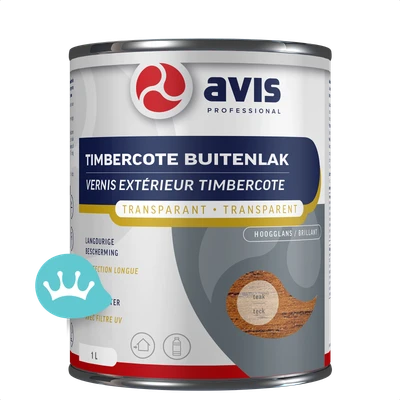 Avis Timbercote Buitenlak Transparant Teak Hoogglans 1000 mililiter Nieuw packshot