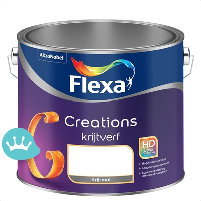 Flexa Creations Krijtverf Krijtmat Mengkleur 2,5 liter packshot