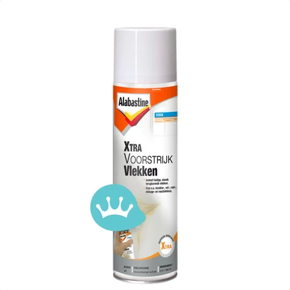 Alabastine Xtra Voorstrijk Vlekken Spuitbus Wit 250 mililiter packshot