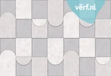 Hooked on Walls Affinity 3 D Patchwork A F24553