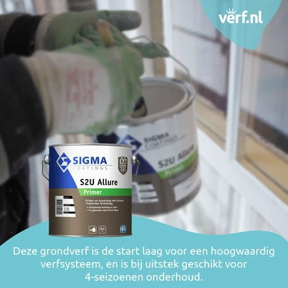 Deze grondverf is de start laag voor een hoogwaardig verfsysteem, en is bij uitstek geschikt voor 4-seizoenen onderhoud.