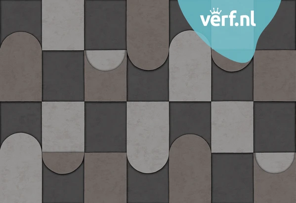 Hooked on Walls Affinity 3 D Patchwork A F24554