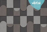 Hooked on Walls Affinity 3 D Patchwork A F24554