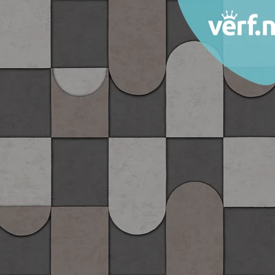 Hooked on Walls Affinity 3 D Patchwork A F24554