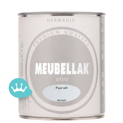 Hermadix Meubellak Extra Puur Wit 750 mililiter packshot