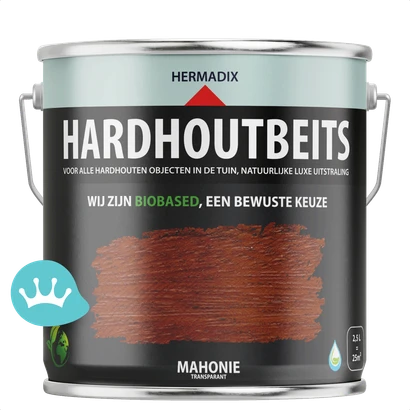 Hermadix Hardhoutbeits Mahonie 2,5 liter packshot