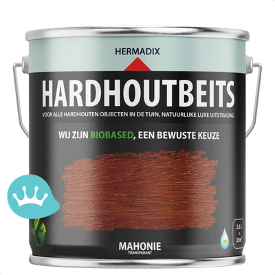 Hermadix Hardhoutbeits Mahonie 2,5 liter packshot