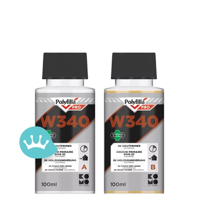 Pollyfilla Pro W340 2K Houtprimer 200 mililiter packshot