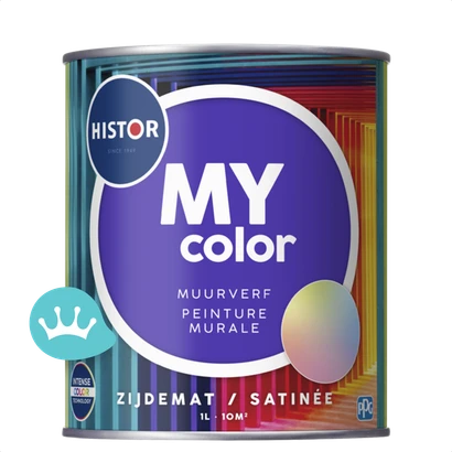 Histor My Color Muurverf Zijdemat Mengkleur 1 liter packshot