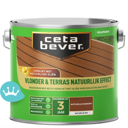 CetaBever Vlonder Terras Natuurlijk Effect Bankirai 2,5 liter packshot